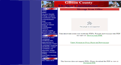 Desktop Screenshot of gibsonelections.com